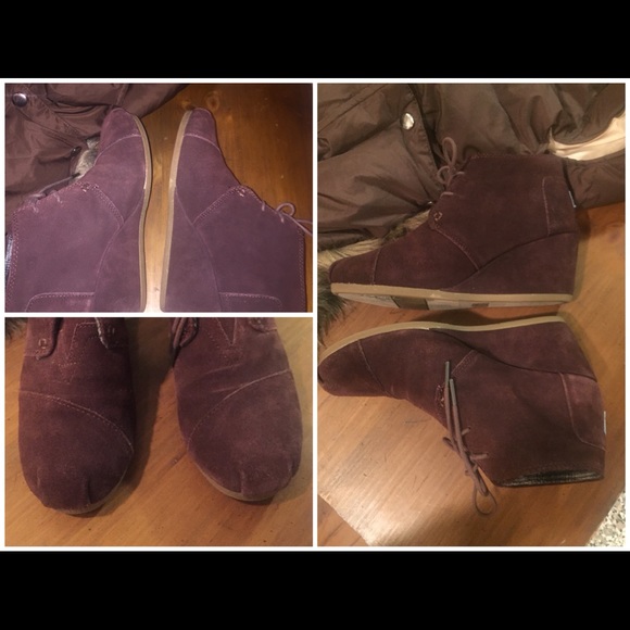 TOMS suede wedges - Picture 6 of 8